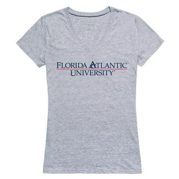Florida Atlantic University Women Seal T-Shirt, Heather Grey - Large