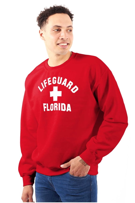 Florida Beach Lover FL Spring Break Sweatshirt for Men or Women Brisco Brands S