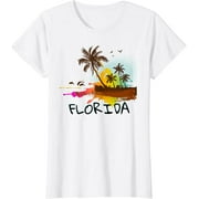 Florida Beach Vacation Tshirt Art shirt for ocean lovers T-Shirt