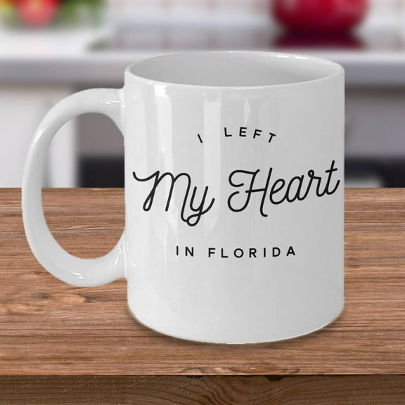 Florida 11 oz Coffee Mug - Funny Gift for Sunshine State Lovers White Ceramic