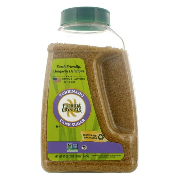 Florida Crystals Turbinado Sugar GGA1 44 Ounces (Pack of 2)