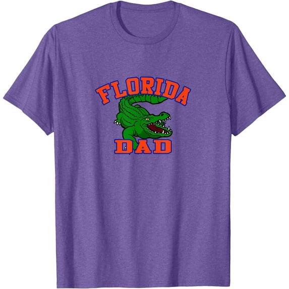 Florida Dad Softstyle Unisex T-Shirt,Purple Heather Color,Size M