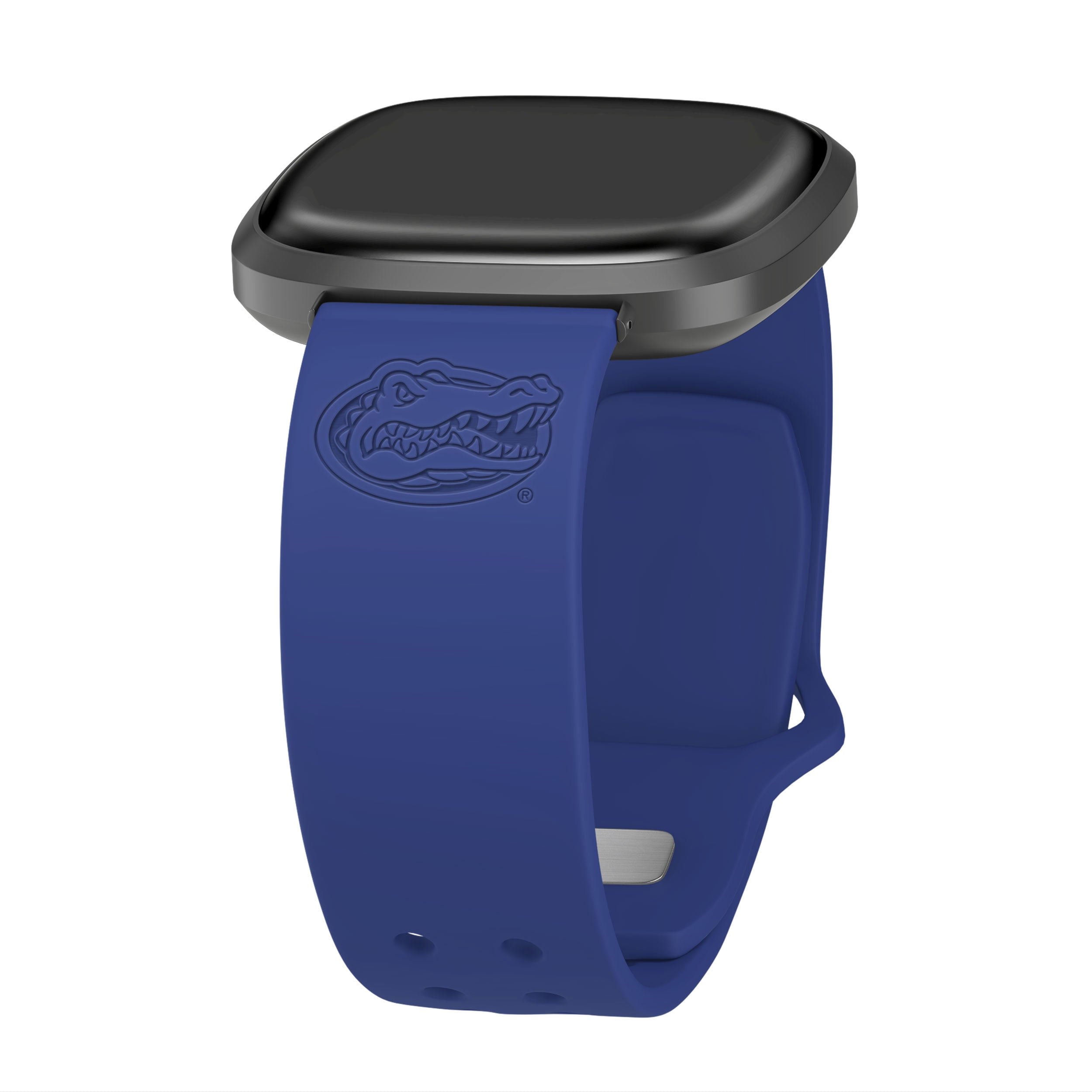 Florida Engraved Silicone Unisex Watch Band for Fitbit Versa 3 and Sense (Blue) by Affinity Bands