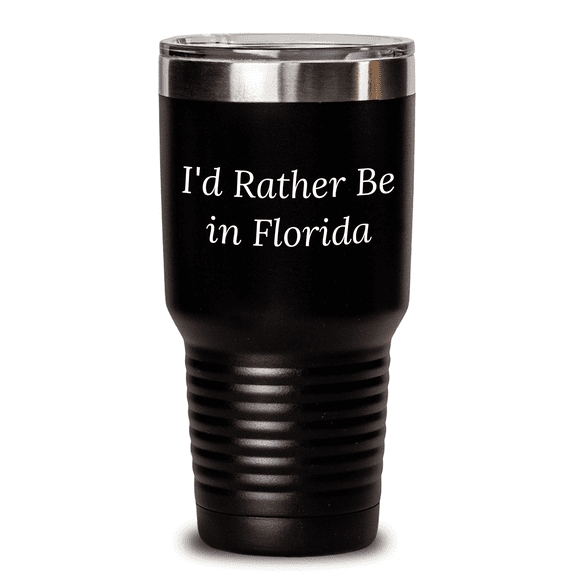 Florida Enthusiasts' Gifts from Friends and Family, 'I'd Rather Be In Florida' Tumbler for Mother's Day
