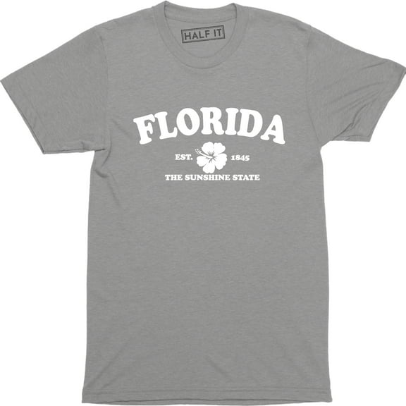 Florida Est. 1845 The Sunshine Country State Tourist Map Men's T-Shirt