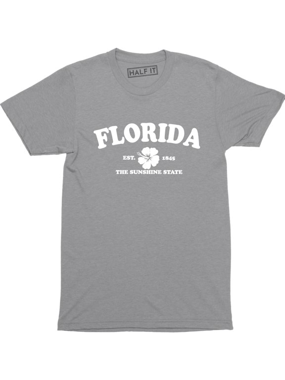 Florida Est. 1845 The Sunshine Country State Tourist Map Men's T-Shirt