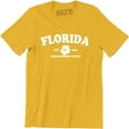 thumbnail image 1 of Florida Est. 1845 The Sunshine Country State Tourist Map Men's T-Shirt, 1 of 4