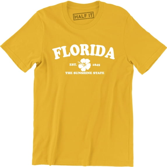 Florida Est. 1845 The Sunshine Country State Tourist Map Men's T-Shirt