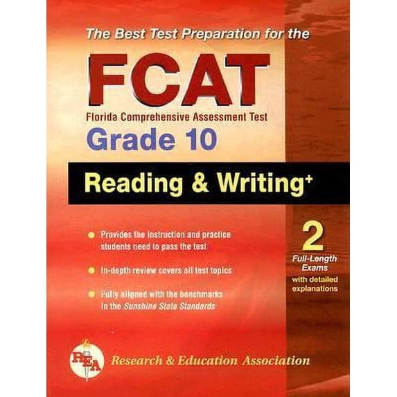 Pre-Owned Florida FCAT Grade 10 Reading & Writing (Paperback) 073860187X 9780738601878