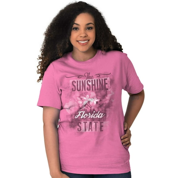 Florida FL Cute State Flower Souvenir Women's Plus Size Graphic Tee Brisco Brands 2X