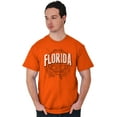 thumbnail image 1 of Florida FL Student Campus Pride Plus Size Crewneck Graphic Tee Shirt Brisco Brands 5X, 1 of 3