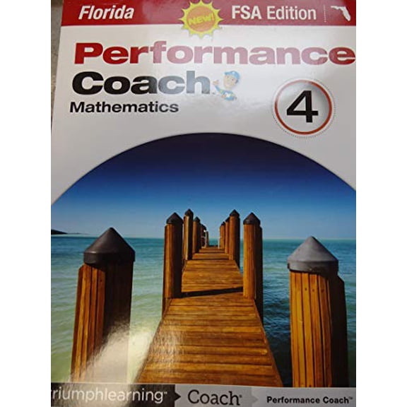 Pre-Owned Florida FSA Edition Peformance Coach Mathematics Grade 4 Paperback