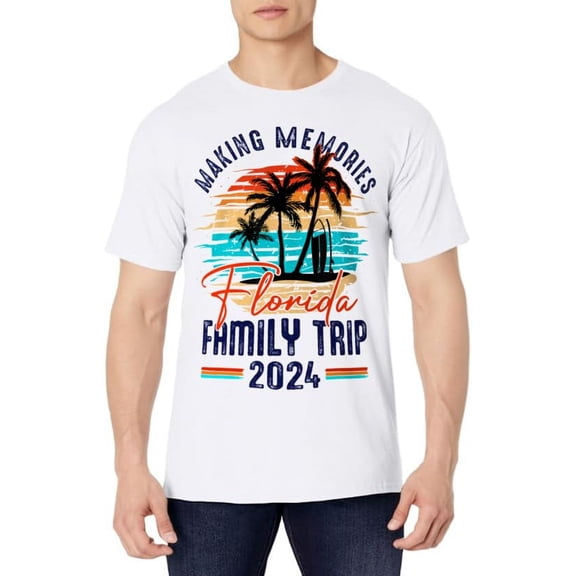 Florida Family Trip 2024 Making Memories Family Vacation T-Shirt