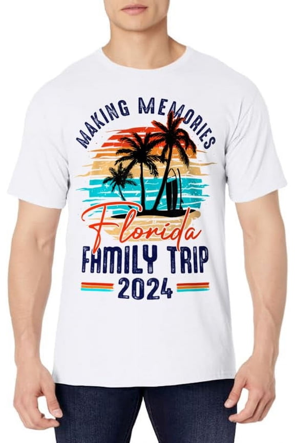 Florida Family Trip 2024 Making Memories Family Vacation T-Shirt