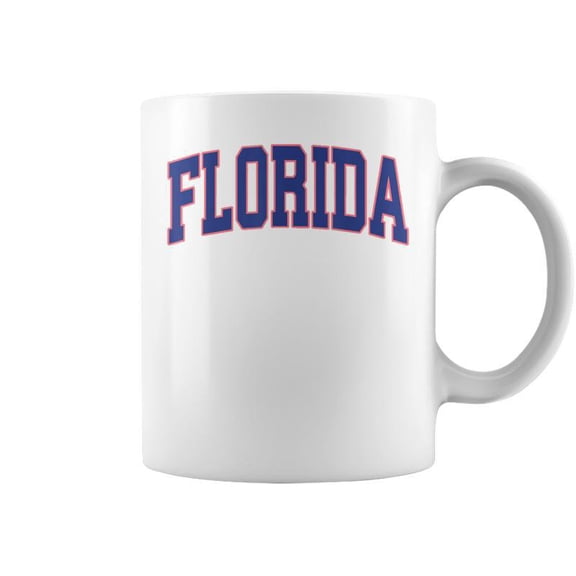 Florida Fl United States Font Coffee Mugs