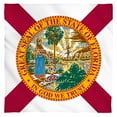 thumbnail image 1 of - Florida Flag - Bandana - 22" x 22", 1 of 2