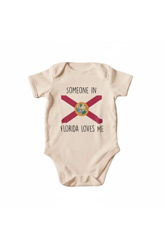 Florida Flag Newborn Baby Onesie® Bodysuit