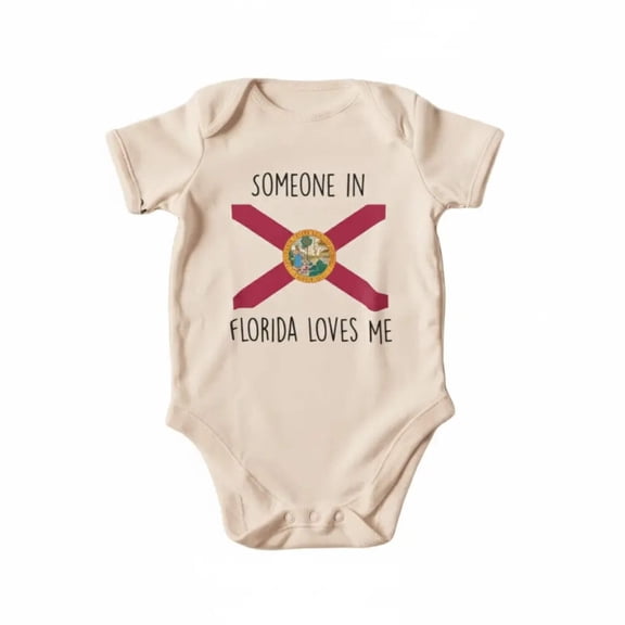 Florida Flag Newborn Baby Onesie® Bodysuit