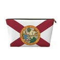 thumbnail image 1 of Florida Flag Small Purse Organizer Zipper Cosmetic Handbag Tote Pouch For Women, 1 of 7