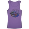 thumbnail image 1 of Florida Flamingo Summer Beach Youth Girls Tank Top Lavender YSM, 1 of 1