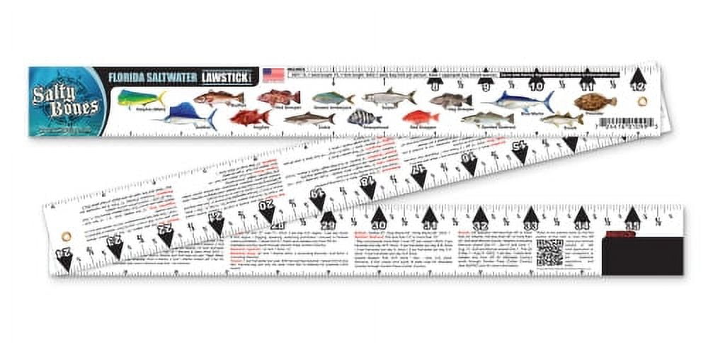 Florida Freshwater Lawstick Fish Ruler 