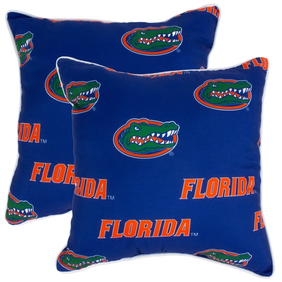 Florida Gators 16" x 16" Decorative Pillow - (Includes 2 Decorative Pillows)