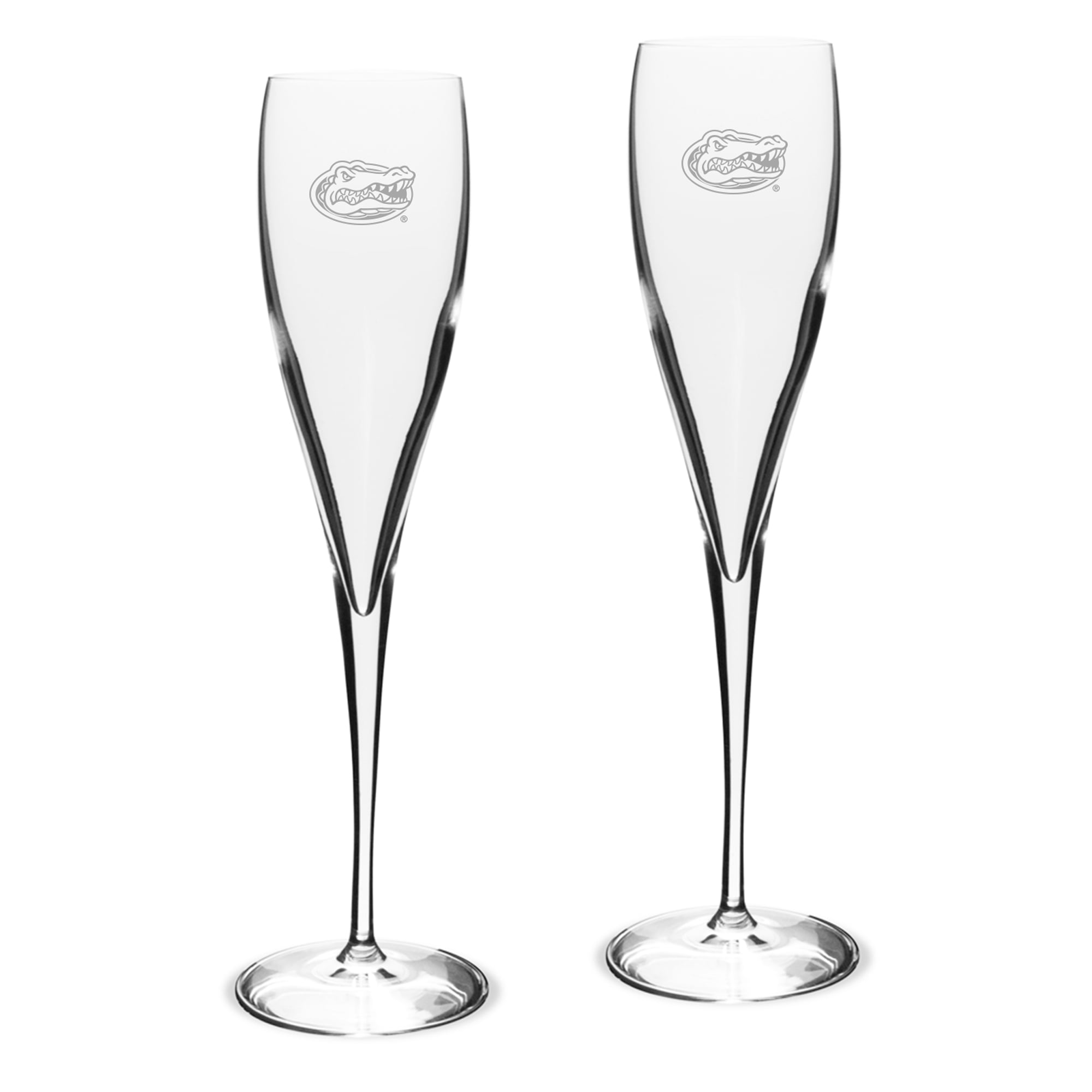 Florida Gators 2-Piece Luigi Bormoli Toasting Glasses Set