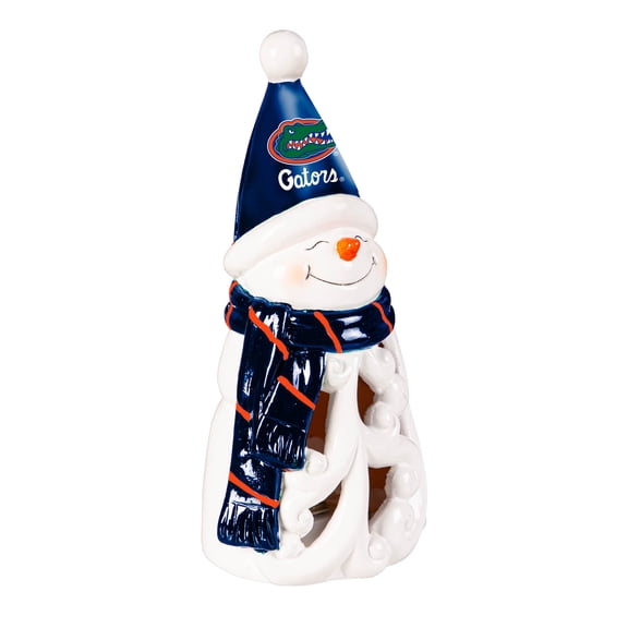 Florida Gators LED 8" Snowman Lit Garden Statue