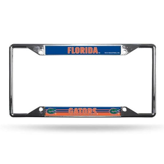 Florida-Gator's Chrome EZ View License Plate Frame