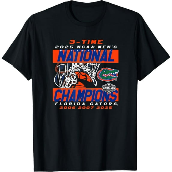 Florida Gators National Champs 2025 Men'S Black Vintage T-Shirt