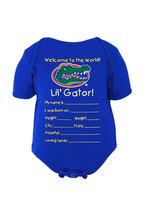 Florida Gators Newborn Welcome to the World Creeper - Royal Blue