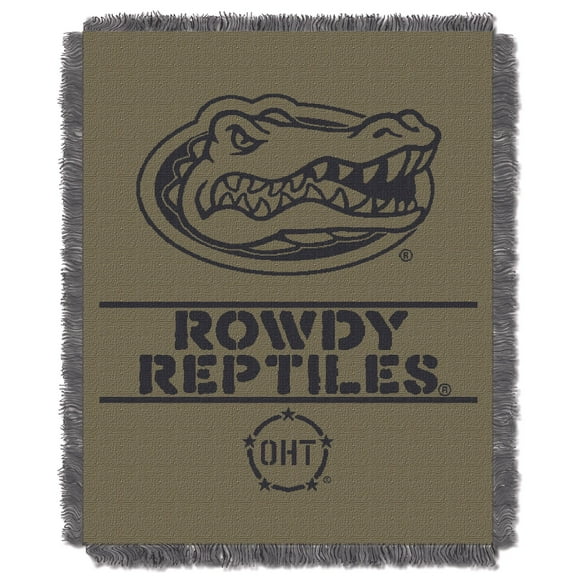 Florida Gators OHT "Rank" Woven Jacquard Throw Blanket, 46" x 60"