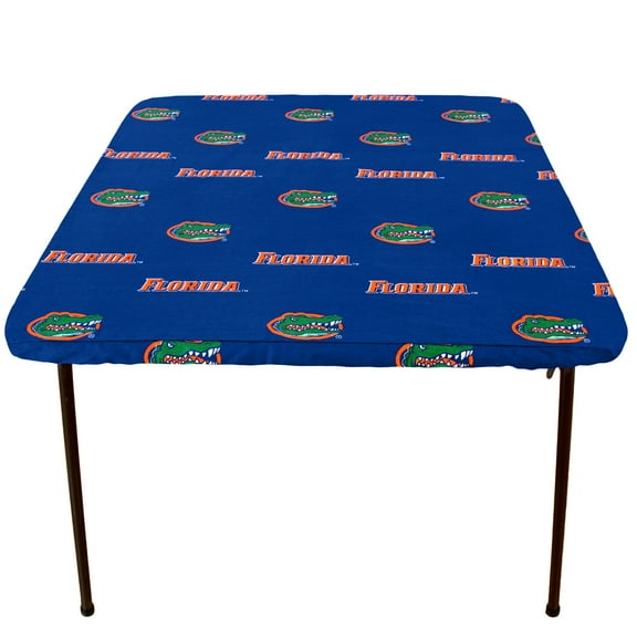 Florida Gators Tailgate Fitted Tablecloth, 33" x 33", Card Table 33" x 33", Card Table
