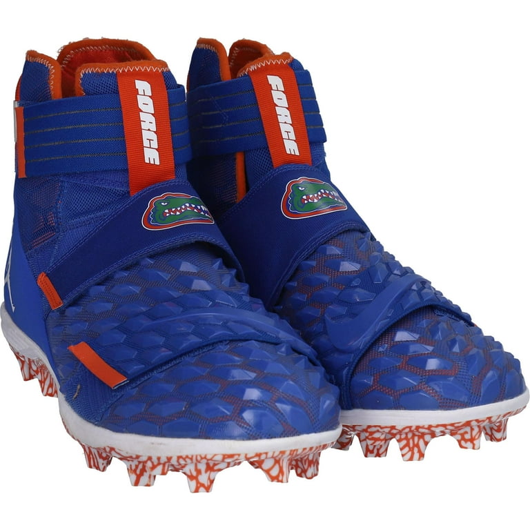 Florida Gators Team Issued Blue Jordan Force Savage Cleats from