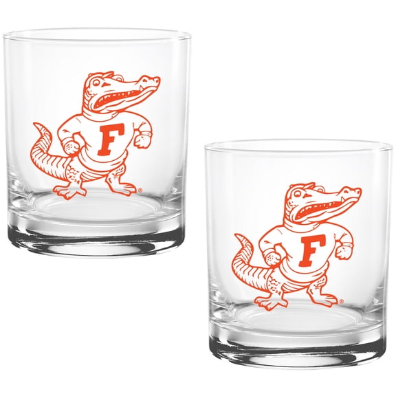 Florida Gators Two Pack 14oz. Vault Sketch Rocks Glass Set