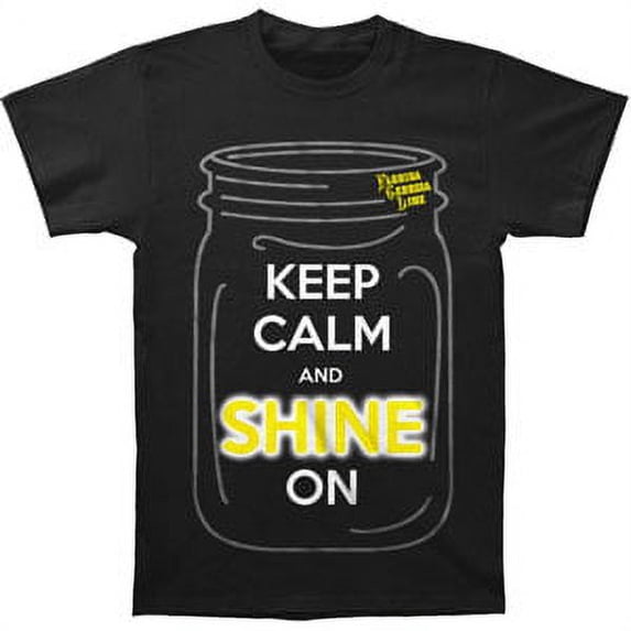 Florida Georgia Line Men's Keep Calm And Shine On T-shirt Black