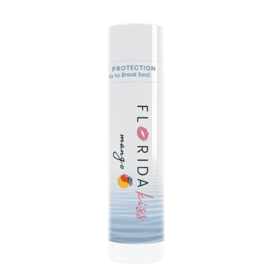 Florida Glow SPF15 Lip Balm with Sunflower Oil & Vitamin E, Hydrating Oxybenzone Free Lip Sunscreen