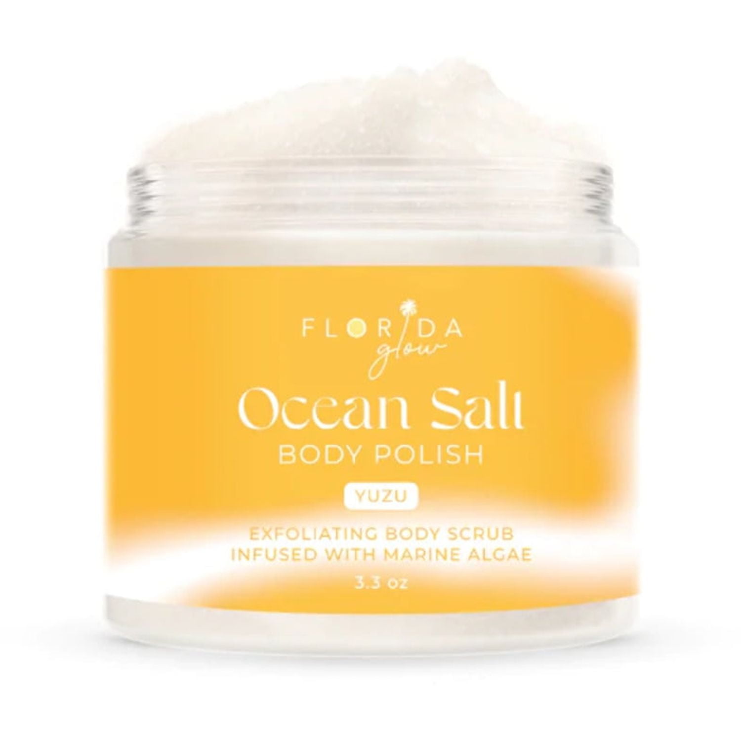 Florida Glow Sea Salt DeepCleansing Face & Body Scrub Polish Infused