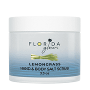 Florida Glow Original Salt Scrub, Exfoliating Body Scrub with Marine Algae & Coconut Oil, 3.3oz