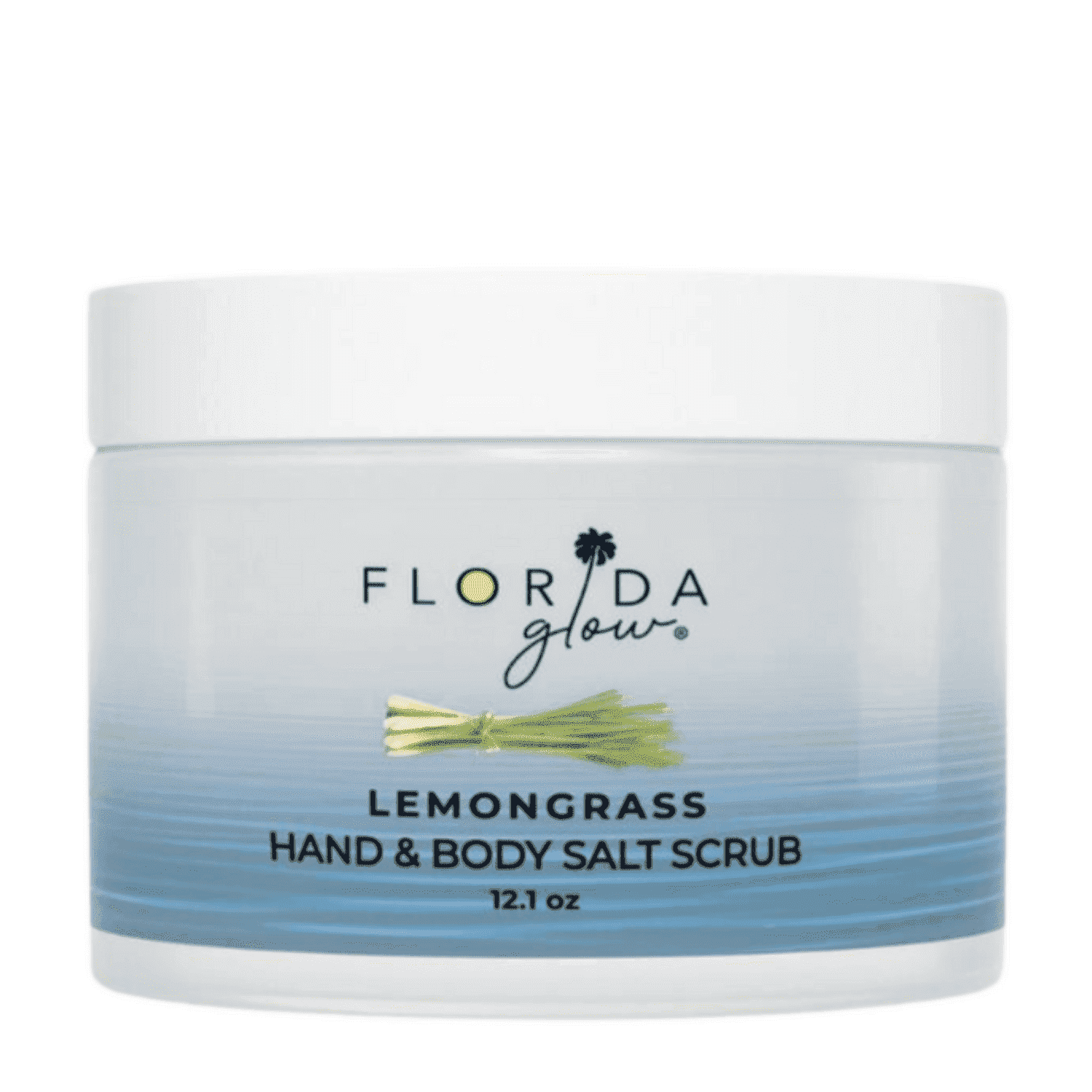 Florida Glow Original Salt Scrub, Exfoliating Body Scrub with Marine Algae & Coconut Oil, 12.1oz