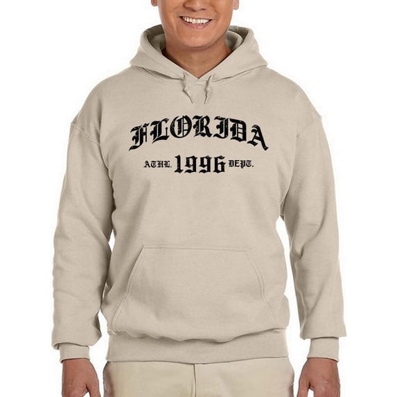Florida Gothic Font Hoodie Men -Image by Shutterstock, Male Small