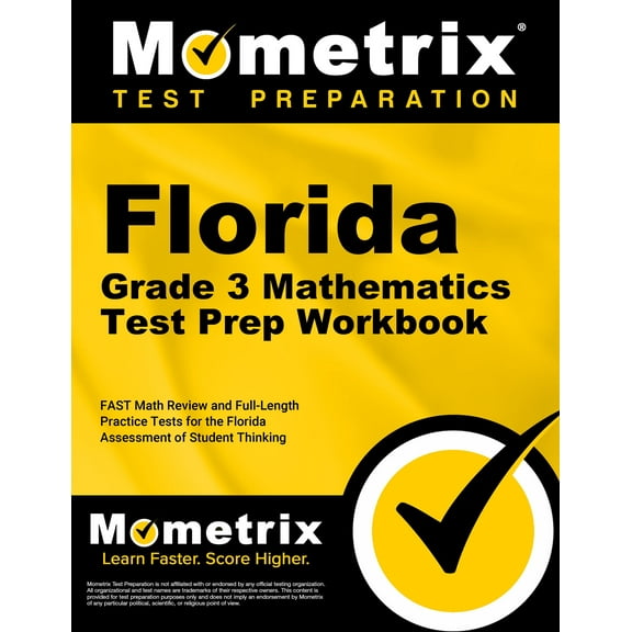 Florida Grade 3 Mathematics Test Prep Workbook