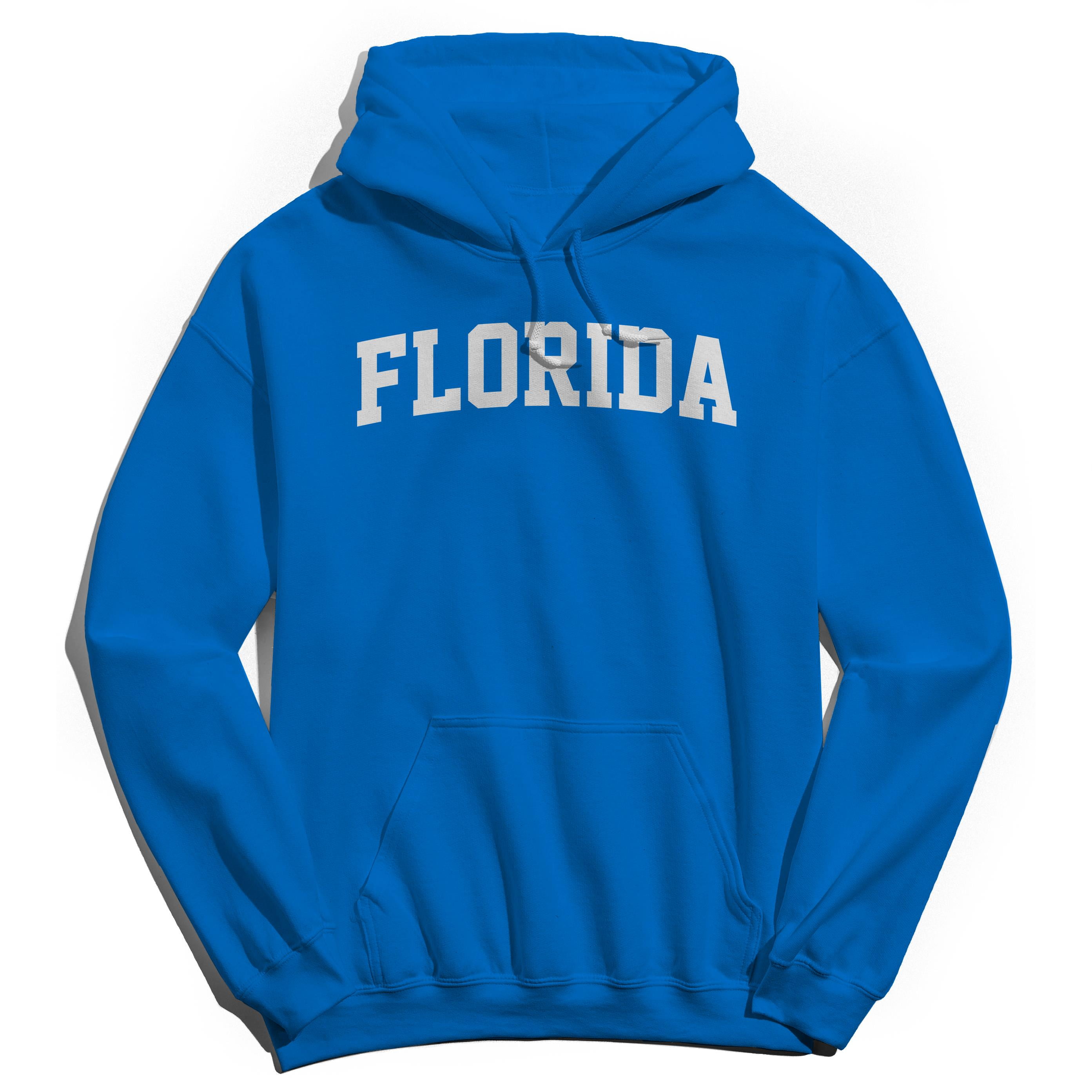 Florida Graphic Purple Men's Cotton Pullover Hoodie - Walmart.com