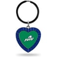thumbnail image 1 of Florida Gulf Coast Eagles Keychain Rhinestone Heart Decal Emblem Team Color University of, 1 of 1