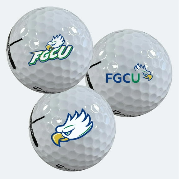 Florida Gulf Coast Eagles Logo Edition Taylormade Distance+ Golf Balls 12-Pack (Dozen)