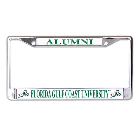 Florida Gulf Coast University Alumni Chrome License Plate Frame