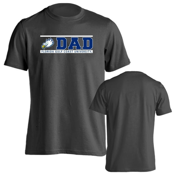 Florida Gulf Coast University Eagles Dad Proud Parent Short Sleeve T-Shirt