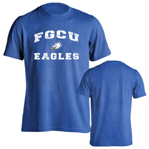 Florida Gulf Coast University Eagles Distressed Retro Short Sleeve T-Shirt