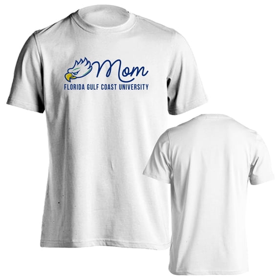 Florida Gulf Coast University Eagles Mom Proud Parent Short Sleeve T-Shirt