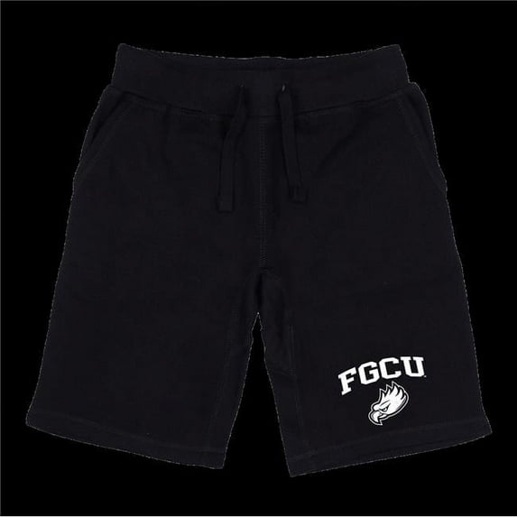 Florida Gulf Coast University Eagles Seal Shorts, Black - Large